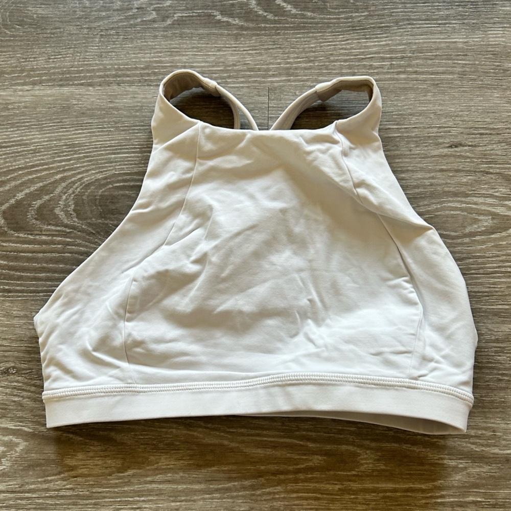 lululemon athletica White High-Neck Sports Bra